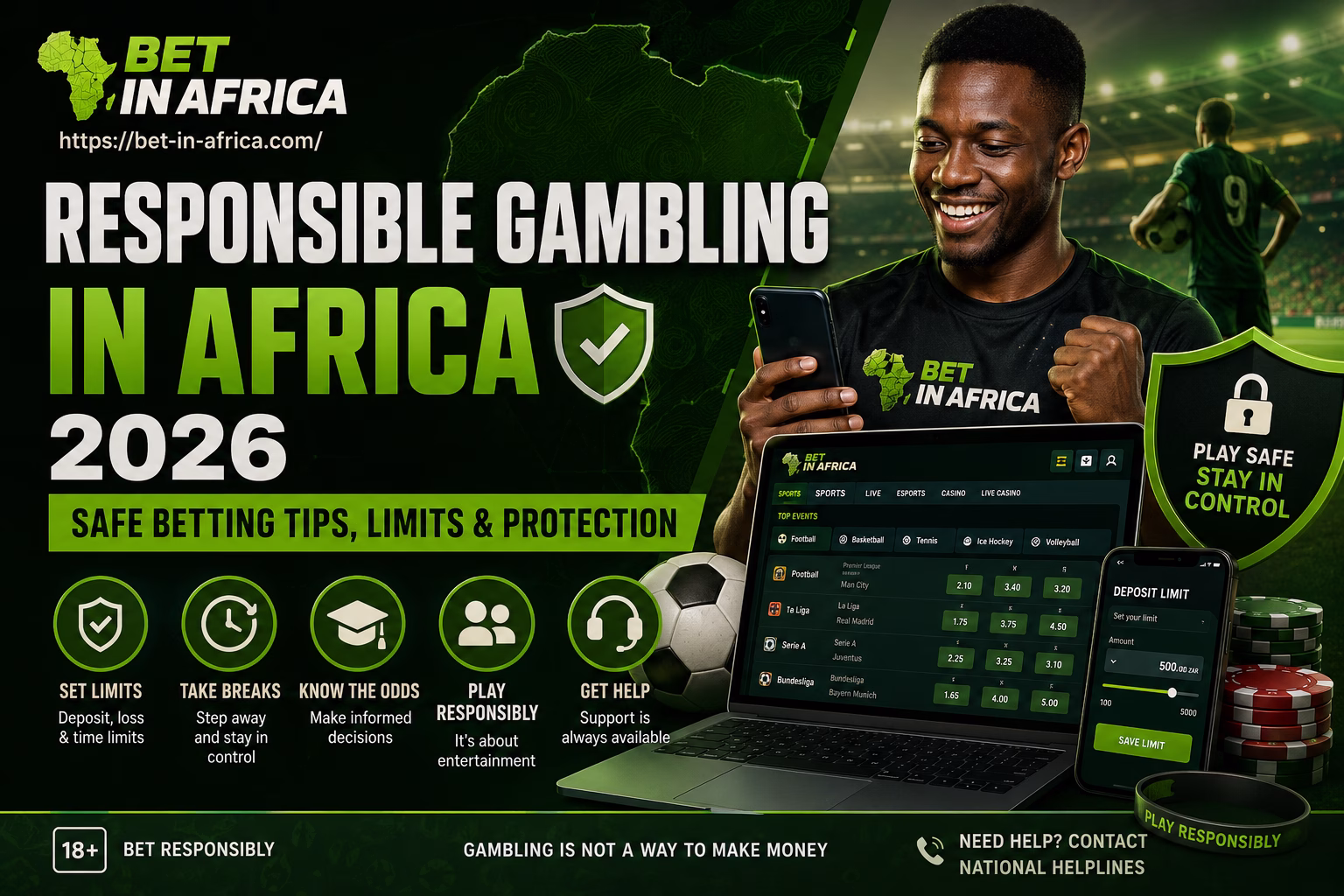 Responsible Gambling in Africa 2026 Safe Betting Tips, Limits & Player Protection