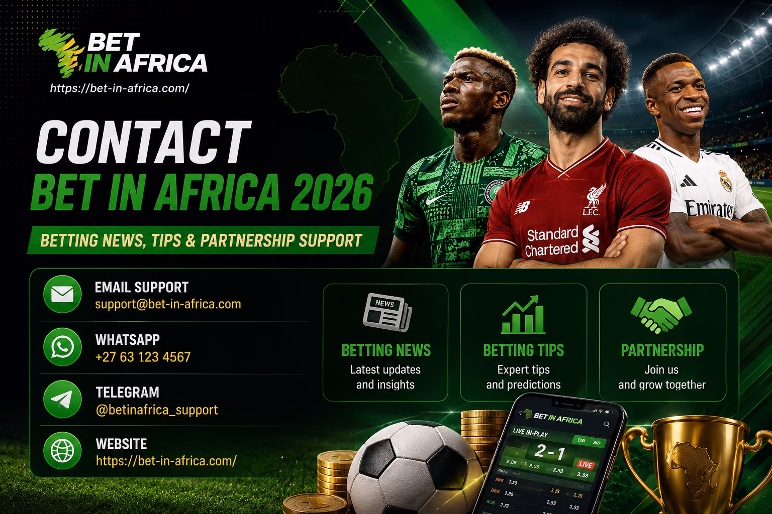 Contact Bet in Africa Betting News, Tips & Support 2026