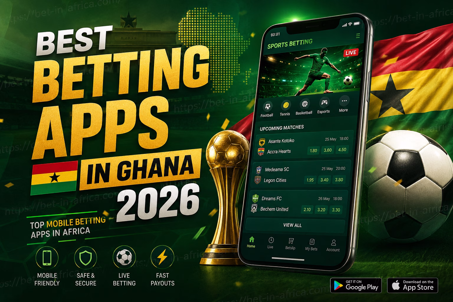 Best Betting Apps in Ghana 2026 Top Mobile Betting Apps in Africa