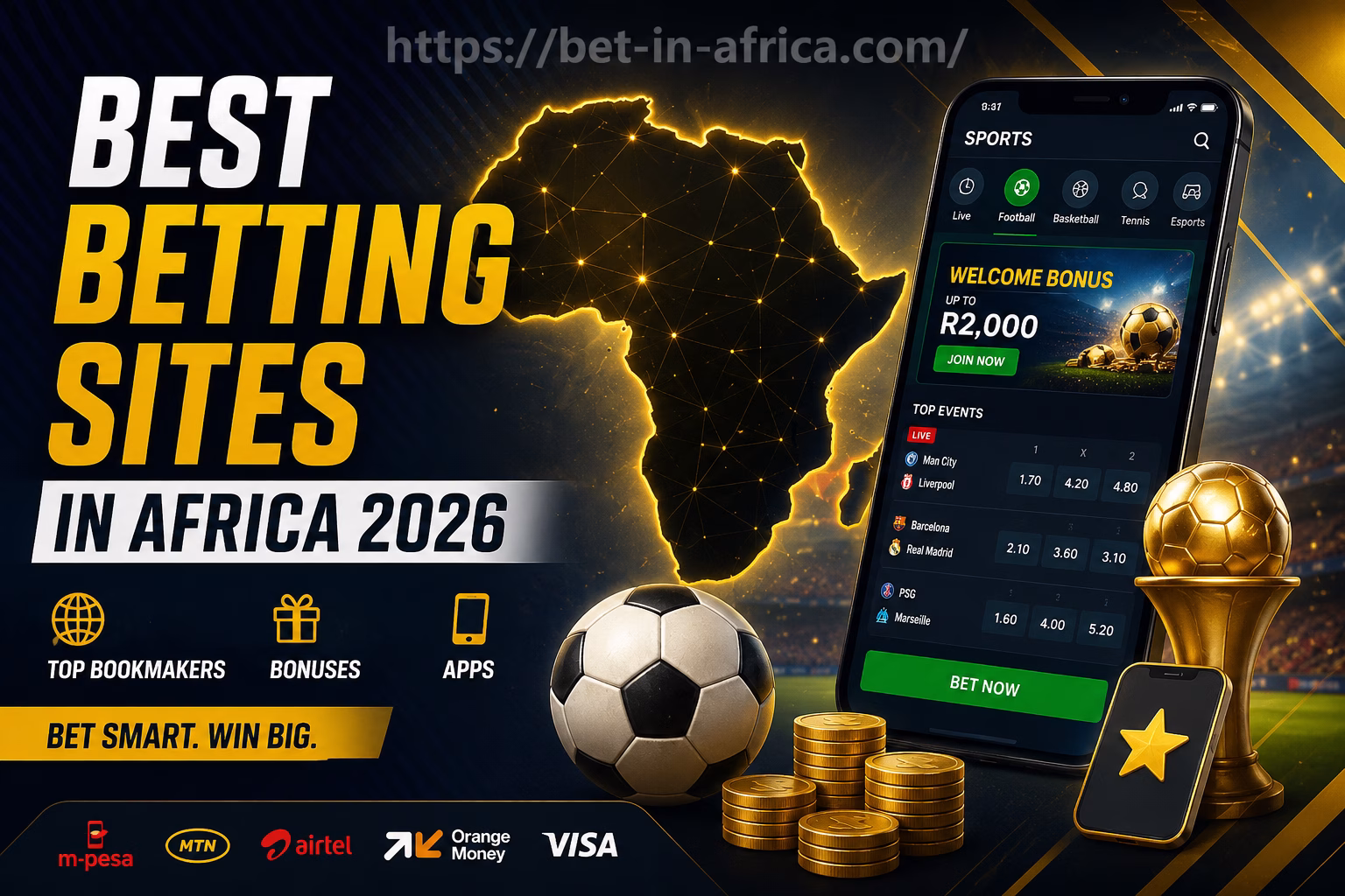 Best Betting Sites in Africa 2026 Top Bookmakers, Bonuses & Apps